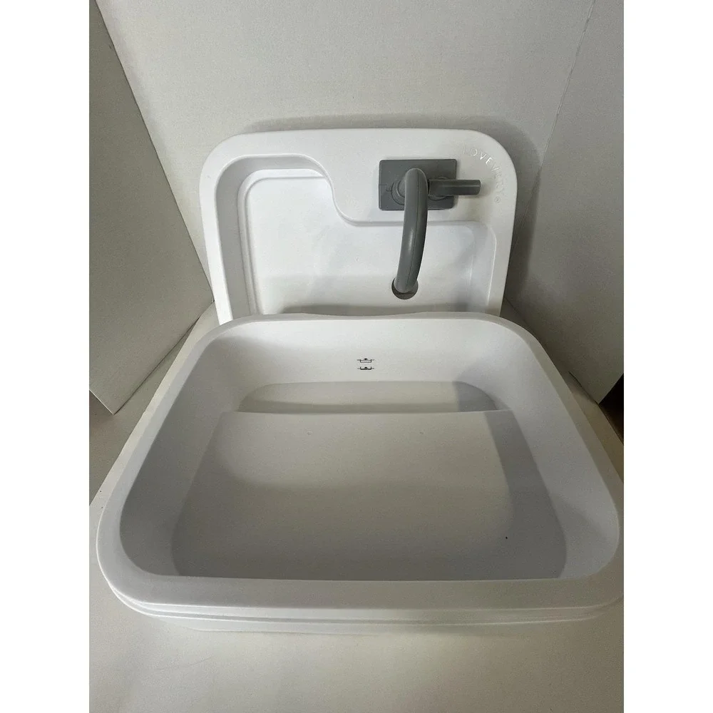 Lovevery Super Sustainable Play Sink Helper Working Faucet And Dish Rack
